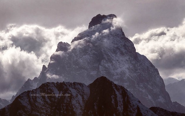 Pic du Midi d'Ossau, versant est, 1991