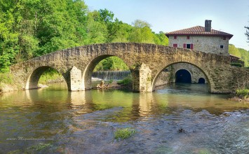 Moulin et pont médiéval de Gramont (Bidache)