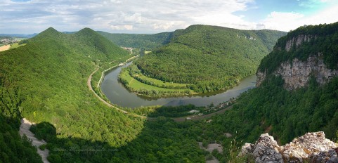 La vallée du Doubs, près de Deluz